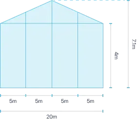 Tenda Roder 20m